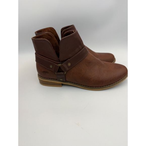 Rocket Dog Mila Ankle Boots Buckle Strap Comfort Casual US 8.5 Moto - Picture 3 of 6